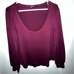 Purple sweater